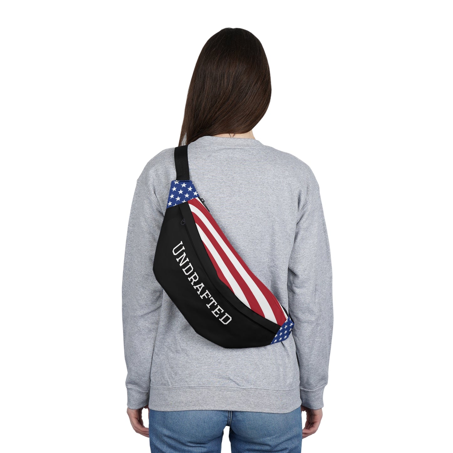 Undrafted American Flag Fanny Pack