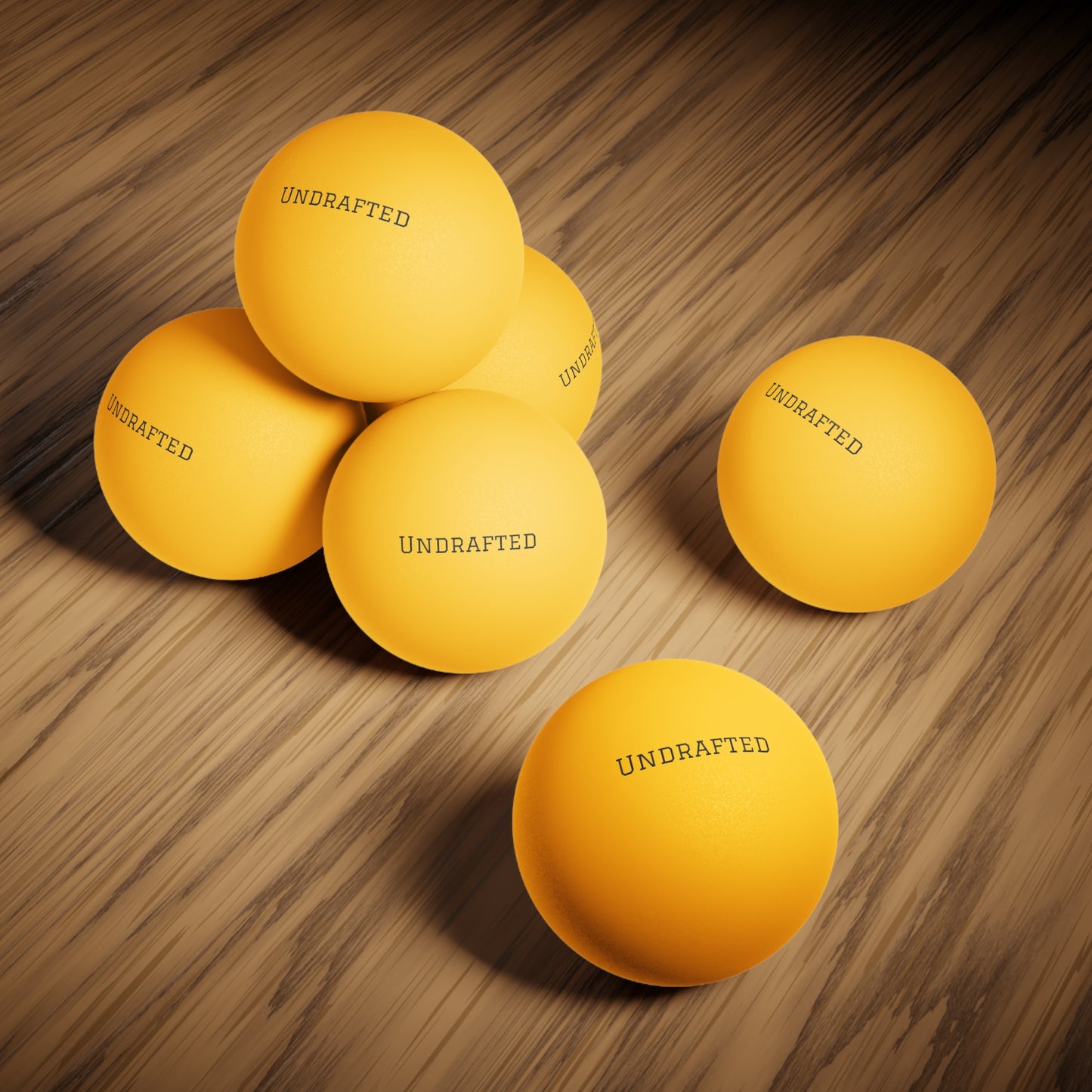 Undrafted Ping Pong Balls (6-Pack)