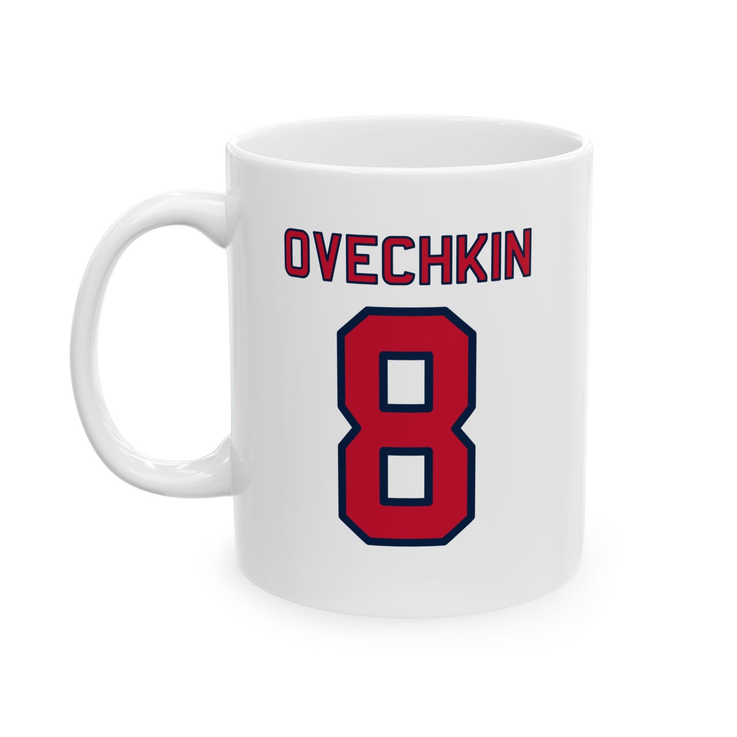 Ovechkin Name and Number Silhouette Design