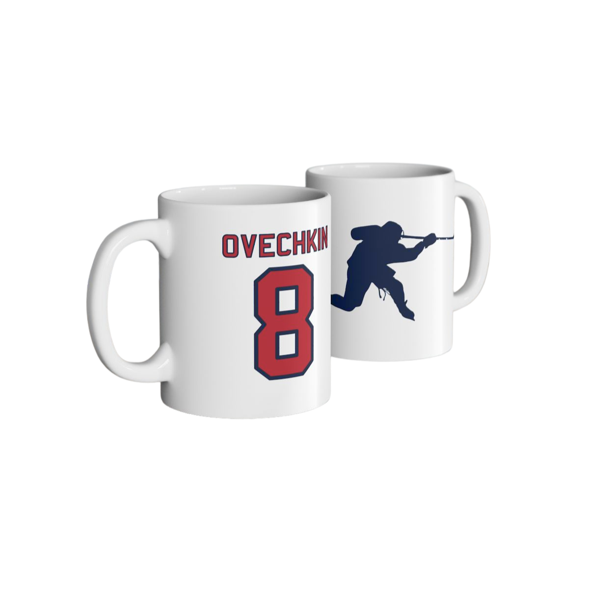 Ovechkin Name and Number Silhouette Design