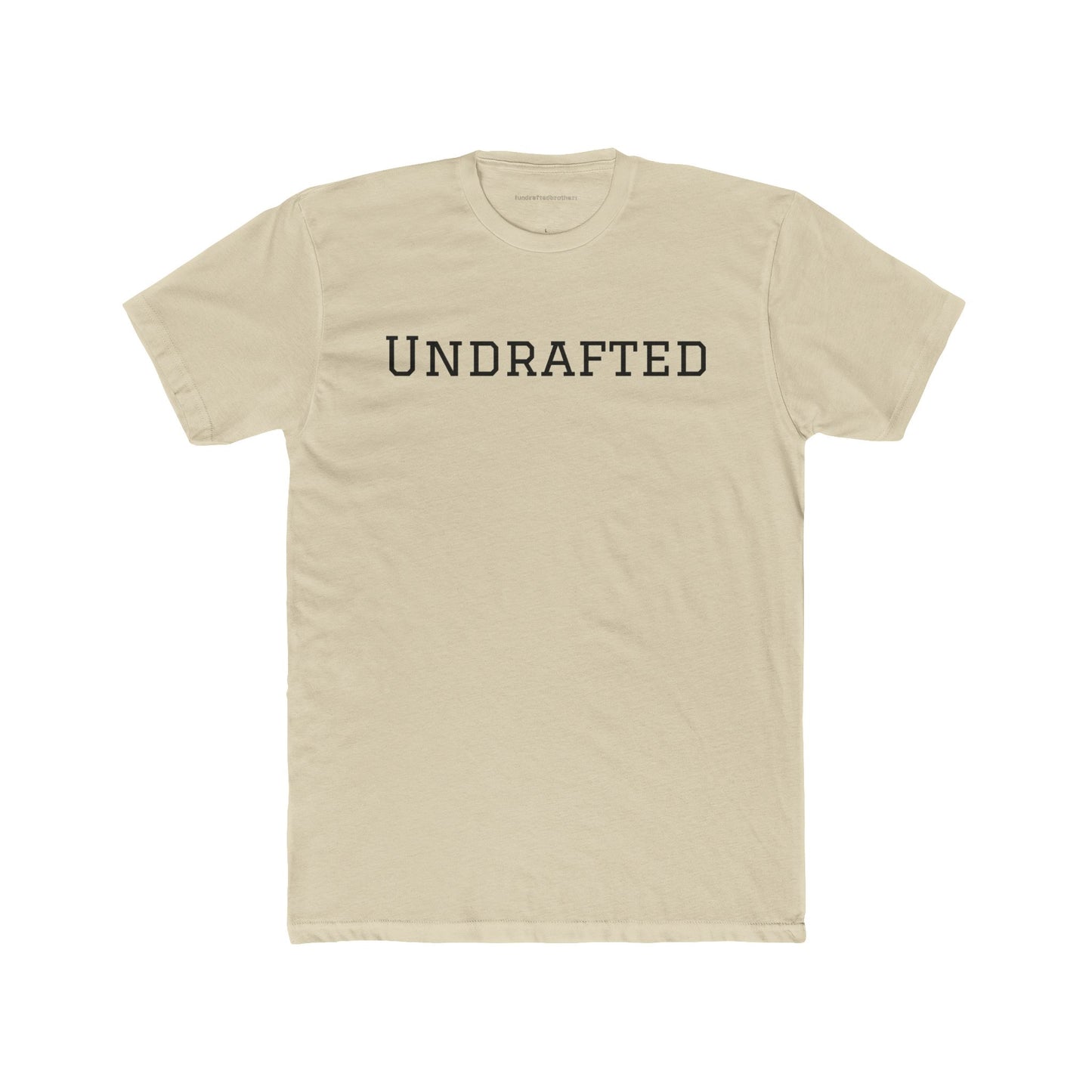 Undrafted Cotton Crew Tee