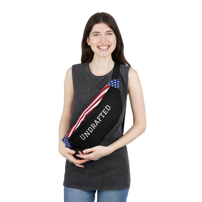 Undrafted American Flag Fanny Pack